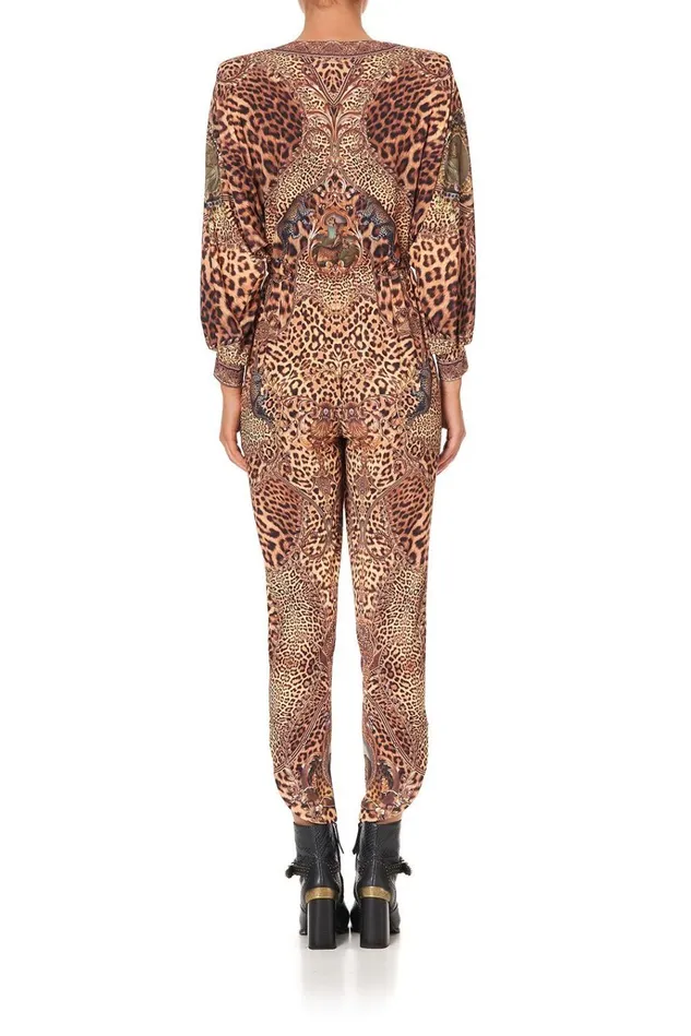 Camilla Playsuits and Jumpsuits Women Jersey Twist Front Jumpsuit Lady Lodge