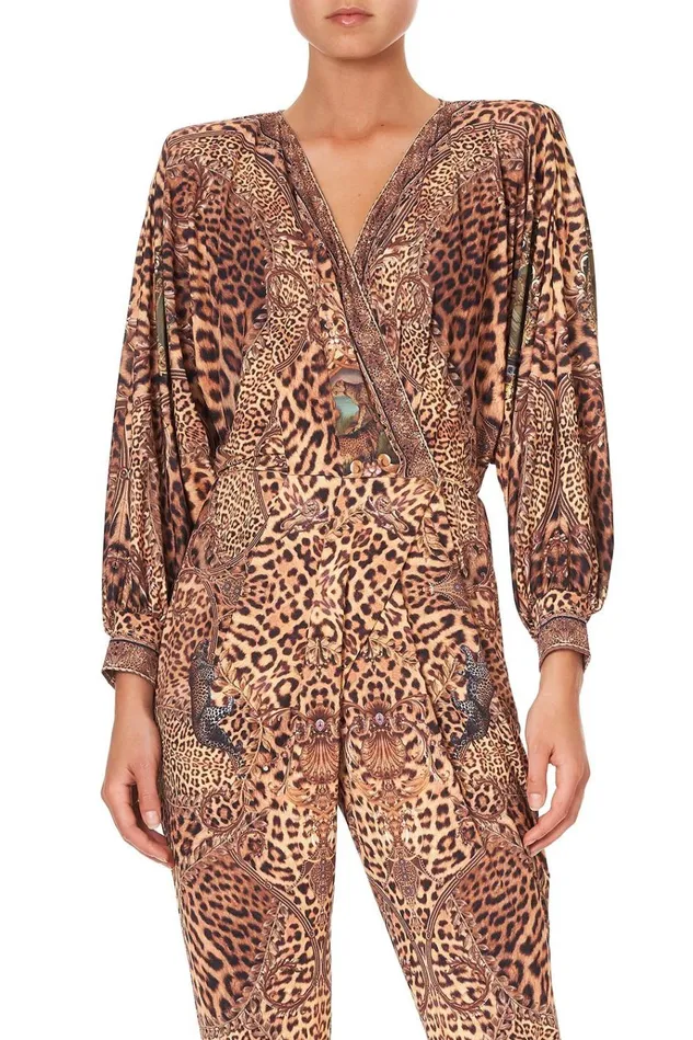 Camilla Playsuits and Jumpsuits Women Jersey Twist Front Jumpsuit Lady Lodge