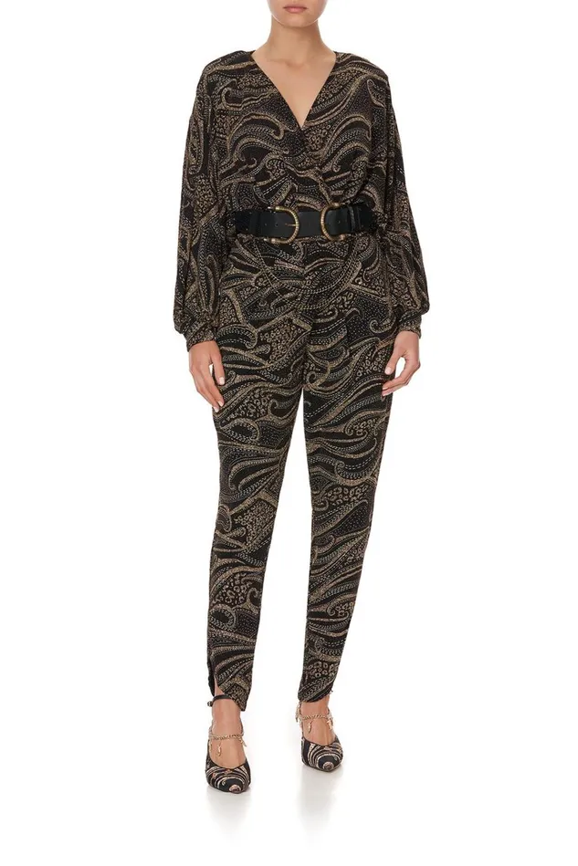 Camilla Playsuits and Jumpsuits Women Jersey Twist Front Jumpsuit Studio 54