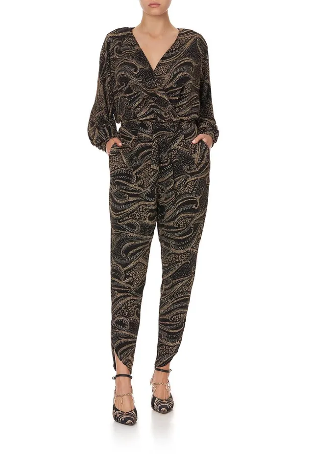 Camilla Playsuits and Jumpsuits Women Jersey Twist Front Jumpsuit Studio 54
