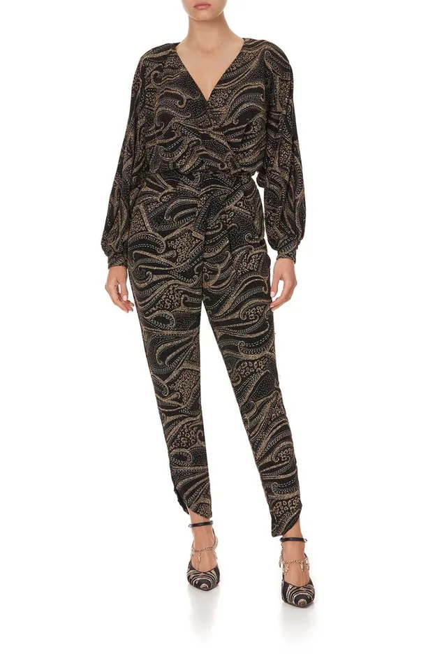 Camilla Playsuits and Jumpsuits Women Jersey Twist Front Jumpsuit Studio 54