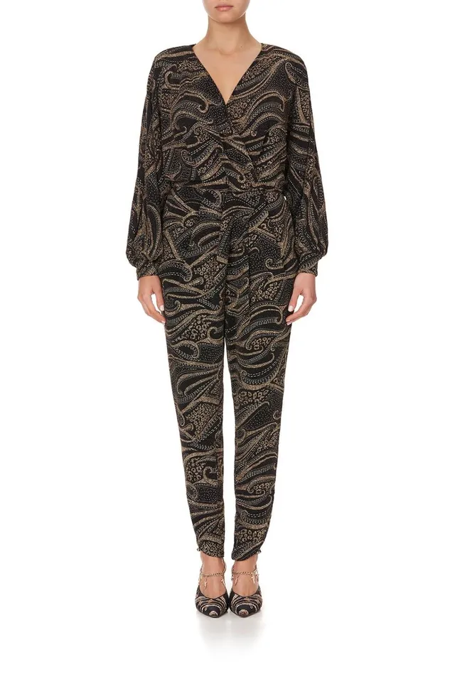 Camilla Playsuits and Jumpsuits Women Jersey Twist Front Jumpsuit Studio 54
