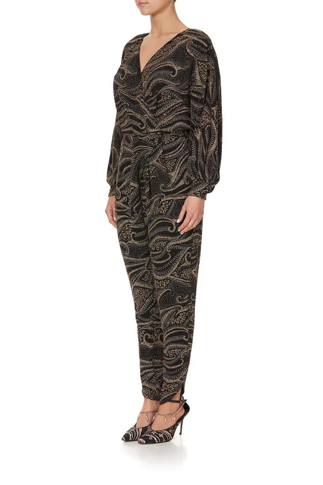 Camilla Playsuits and Jumpsuits Women Jersey Twist Front Jumpsuit Studio 54