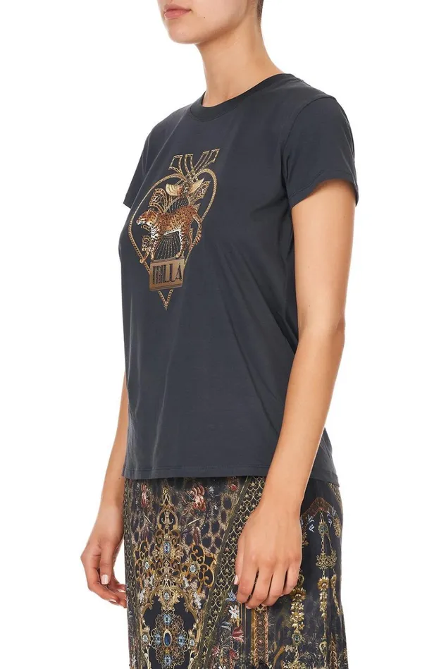 Camilla Tees Women Slim Fit Round Neck TShirt Abingdon Palace