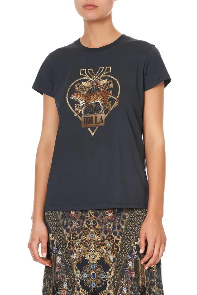 Camilla Tees Women Slim Fit Round Neck TShirt Abingdon Palace