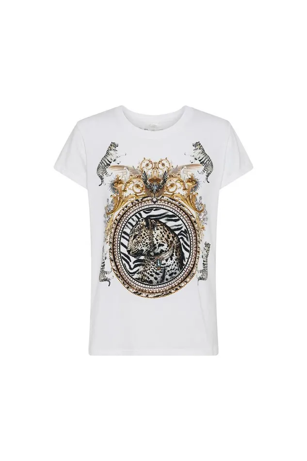 Camilla Tees Women Slim Fit Round Neck TShirt Gates Of Glory
