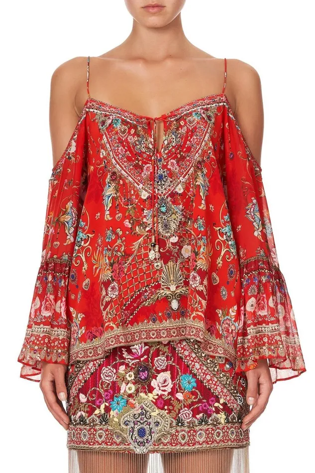 Camilla Tops Women Drop Shoulder Top Cameos Can Can