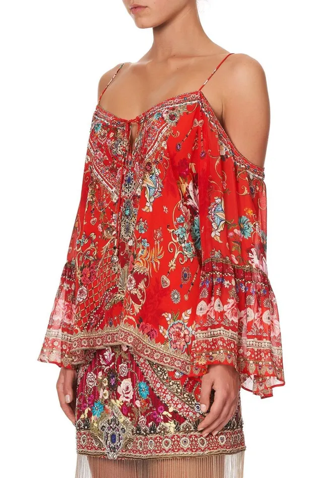 Camilla Tops Women Drop Shoulder Top Cameos Can Can