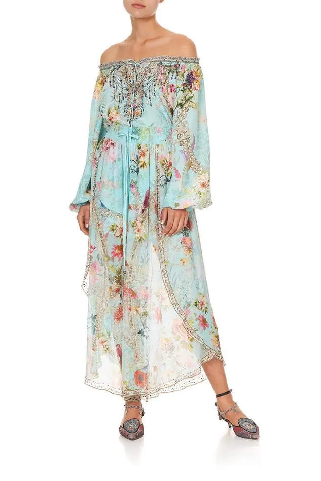 Camilla Tops Women Neck Tie Gathered Blouse A Royal Stitch Up