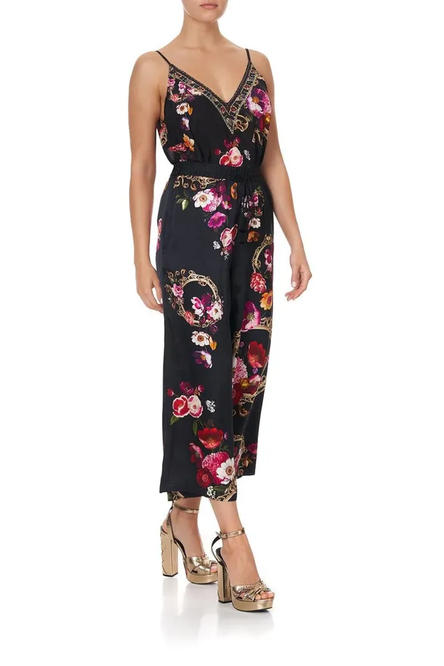 Camilla Trousers and Leggings Women Cropped Lounge Pant Mirror Mirror