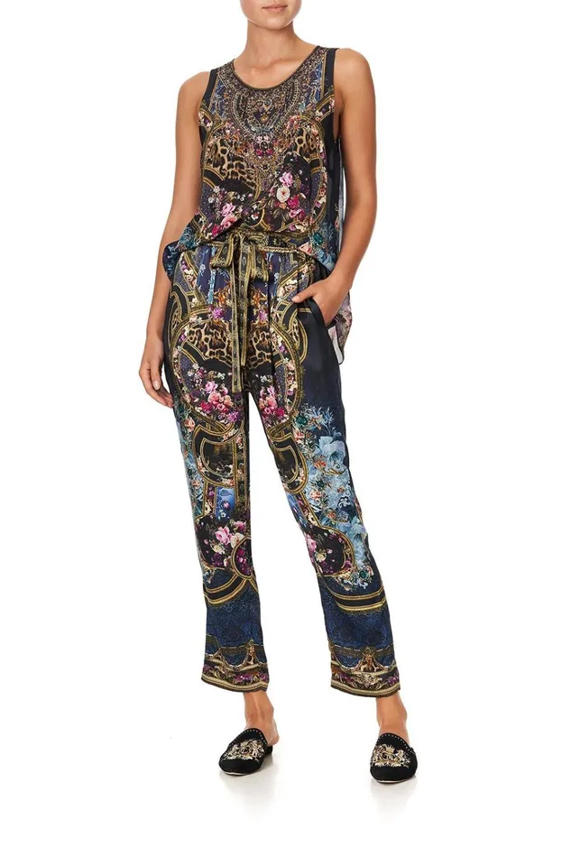 Camilla Trousers and Leggings Women Drop Crotch Slim Leg Pant Fields Of Treasure Camilla Trousers and Leggings Women Drop Crotch Slim Leg Pant Fields Of Treasure