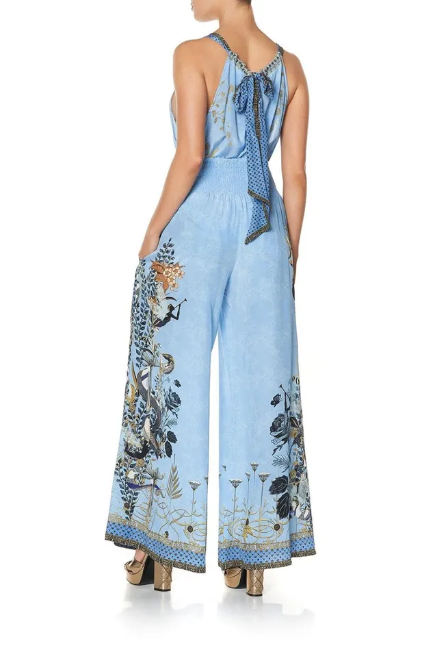 Camilla Trousers and Leggings Women Shirred Waist Pant Fairy Fountain