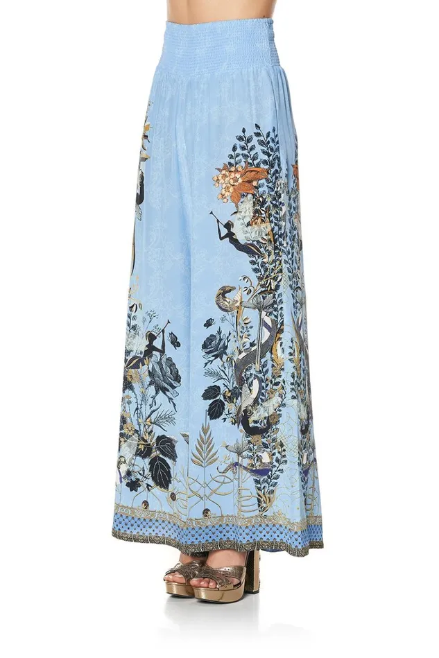 Camilla Trousers and Leggings Women Shirred Waist Pant Fairy Fountain
