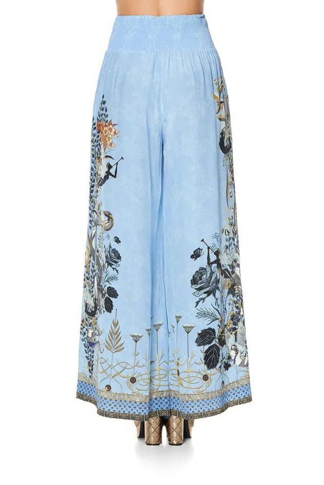 Camilla Trousers and Leggings Women Shirred Waist Pant Fairy Fountain