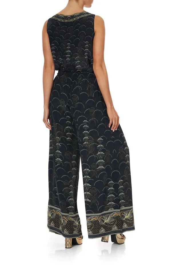 Camilla Trousers and Leggings Women Wide Leg Trouser With Front Pockets Wise Wings