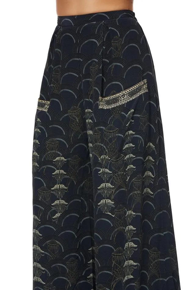 Camilla Trousers and Leggings Women Wide Leg Trouser With Front Pockets Wise Wings