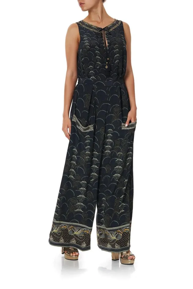 Camilla Trousers and Leggings Women Wide Leg Trouser With Front Pockets Wise Wings