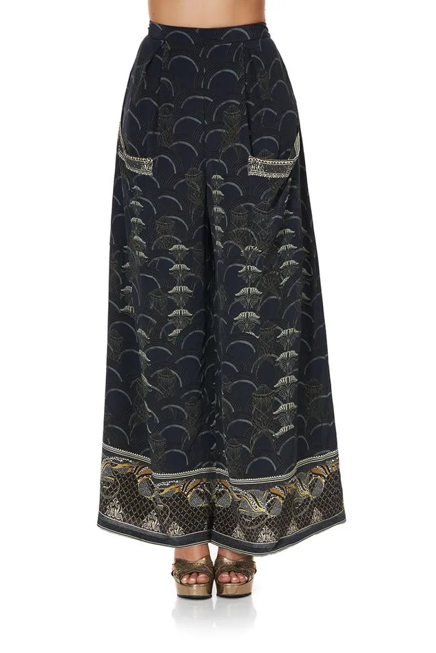 Camilla Trousers and Leggings Women Wide Leg Trouser With Front Pockets Wise Wings