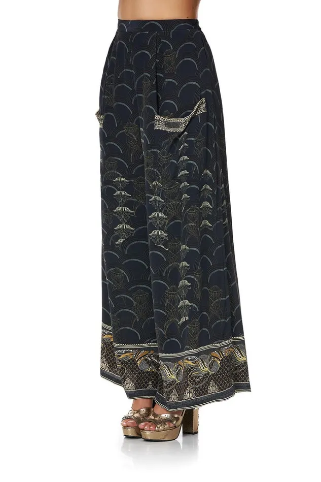 Camilla Trousers and Leggings Women Wide Leg Trouser With Front Pockets Wise Wings