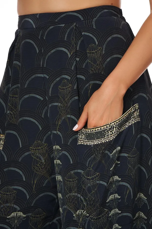 Camilla Trousers and Leggings Women Wide Leg Trouser With Front Pockets Wise Wings