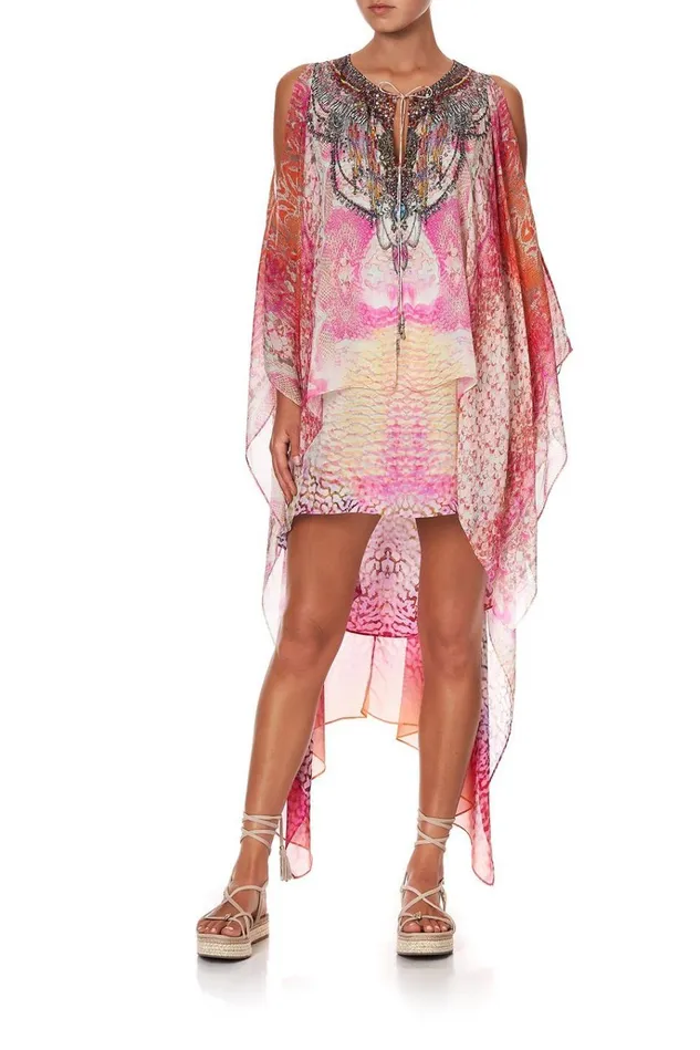 Camilla Wedding Guest Dresses Women Long Sheer Overlay Dress Serpentine Dreams