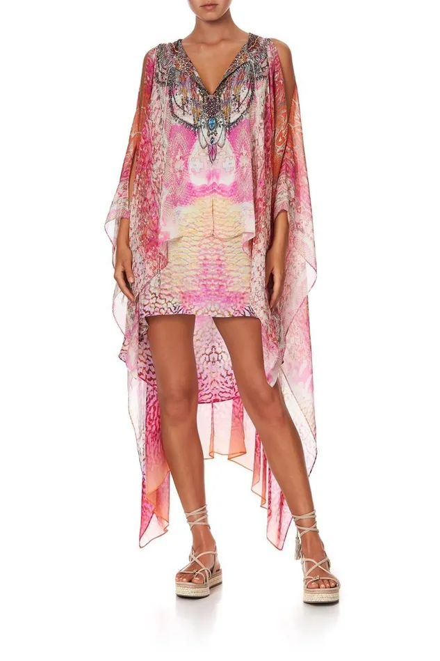 Camilla Wedding Guest Dresses Women Long Sheer Overlay Dress Serpentine Dreams