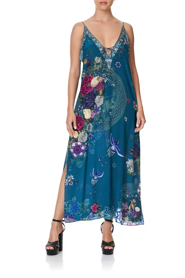 Camilla Wedding Guest Dresses Women V Neck Dress With Neckbands Lunar Gazing