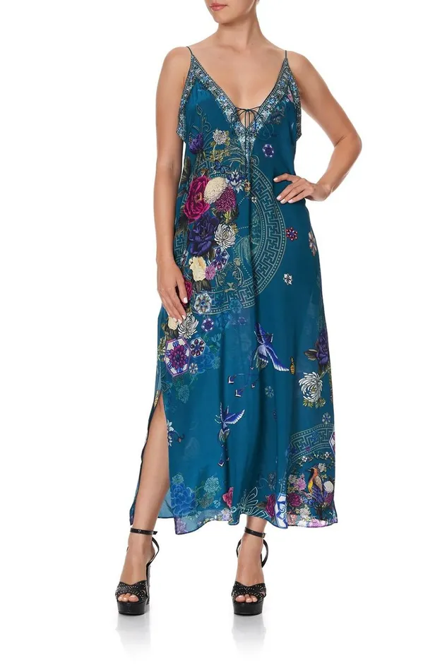 Camilla Wedding Guest Dresses Women V Neck Dress With Neckbands Lunar Gazing