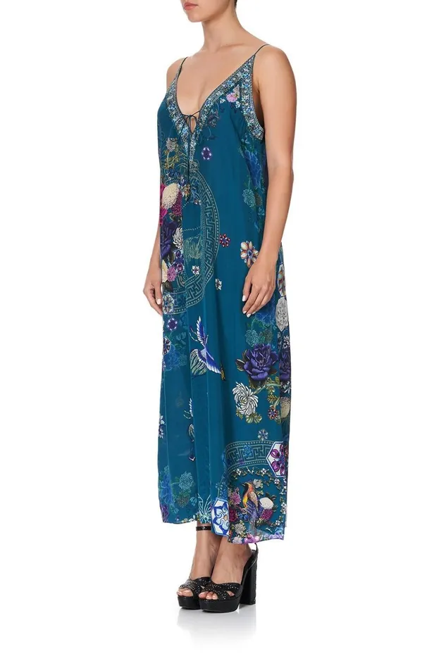 Camilla Wedding Guest Dresses Women V Neck Dress With Neckbands Lunar Gazing