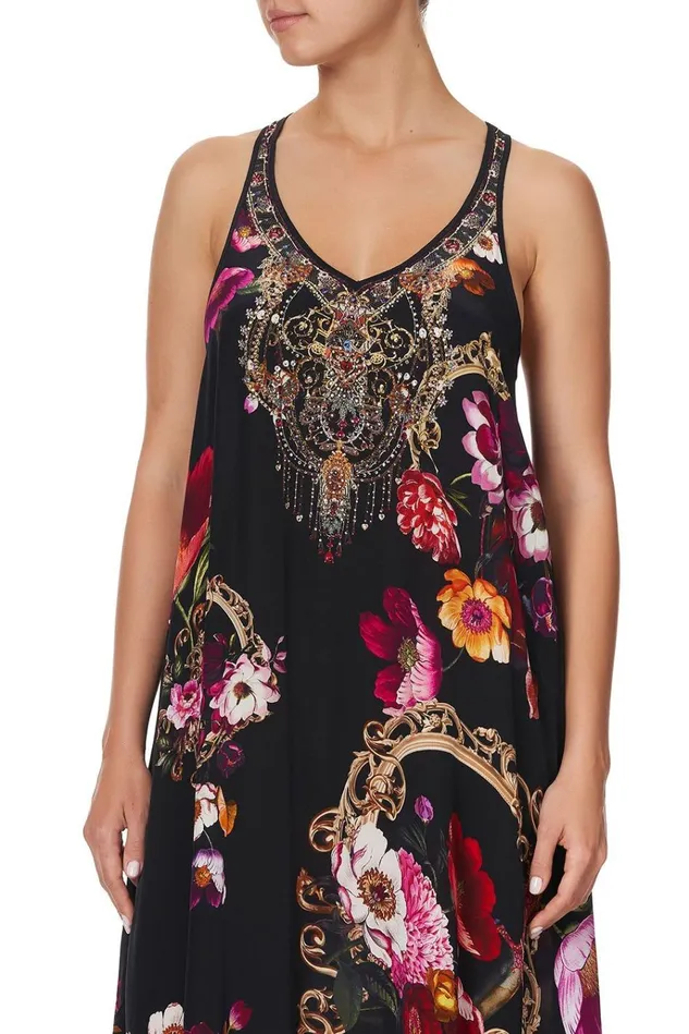 Camilla Wedding Guest Dresses Women V Neck Racerback Dress Mirror Mirror