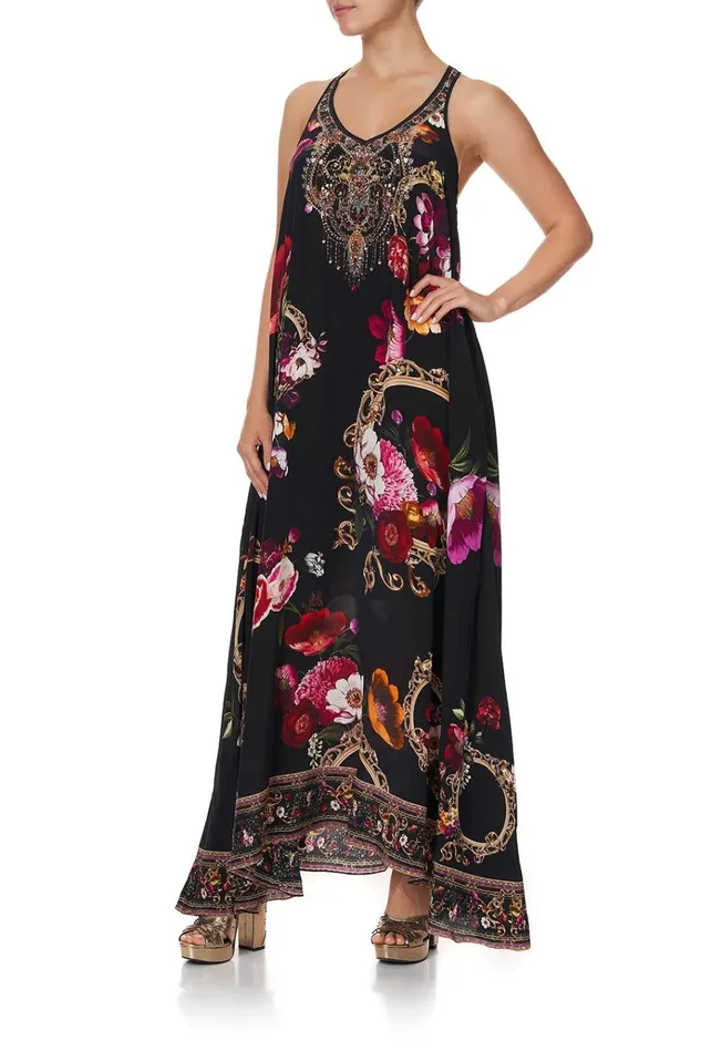 Camilla Wedding Guest Dresses Women V Neck Racerback Dress Mirror Mirror