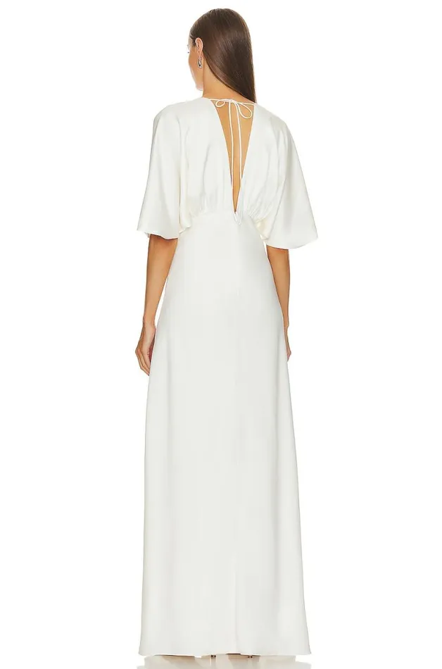 Camille Gown White Women Lovers and Friends Dresses