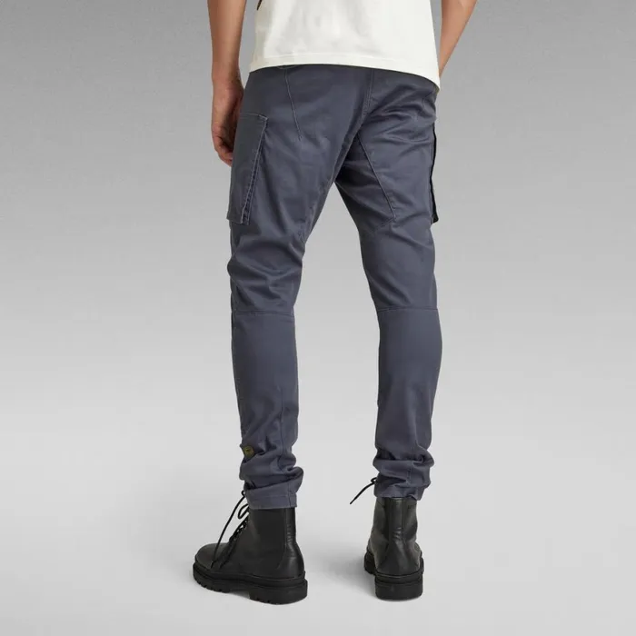 Cargos and Chinos Men GStar RAW Zip Pocket 3D Skinny Cargo Pants Fantem Blue