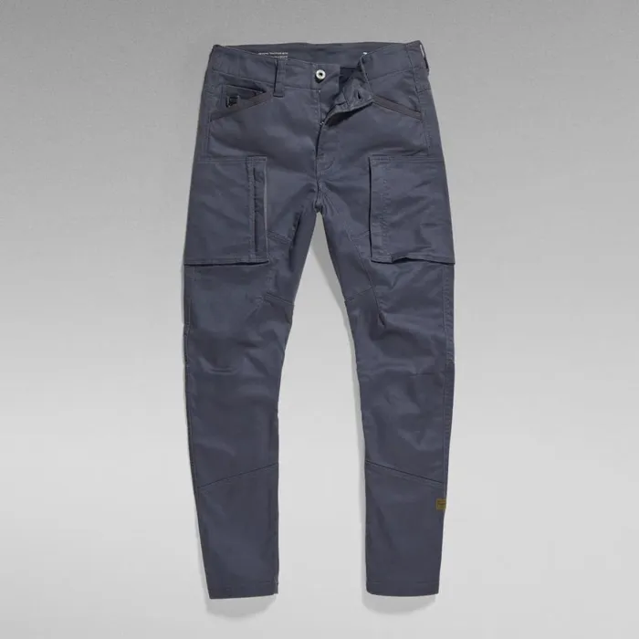 Cargos and Chinos Men GStar RAW Zip Pocket 3D Skinny Cargo Pants Fantem Blue