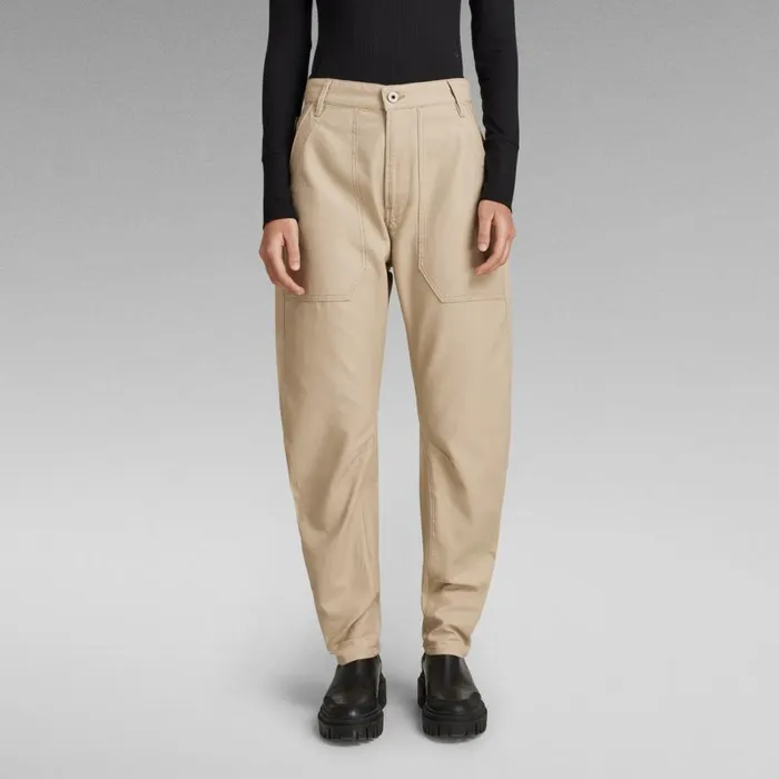 Cargos and Chinos Women GStar RAW 3D Fatigue Boyfriend Pants Westpoint Khaki