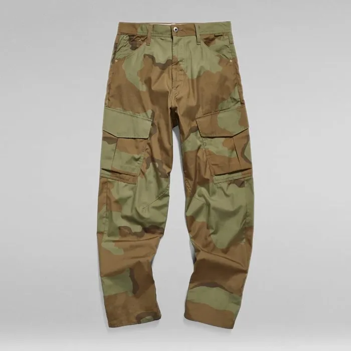 Cargos and Chinos Women GStar RAW Cargo 3D Boyfriend Pants Smoke Olive Desert Camo