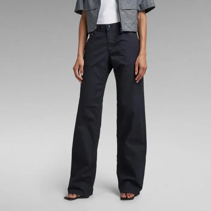 Cargos and Chinos Women GStar RAW Judee Low Waist Loose Pants Salute