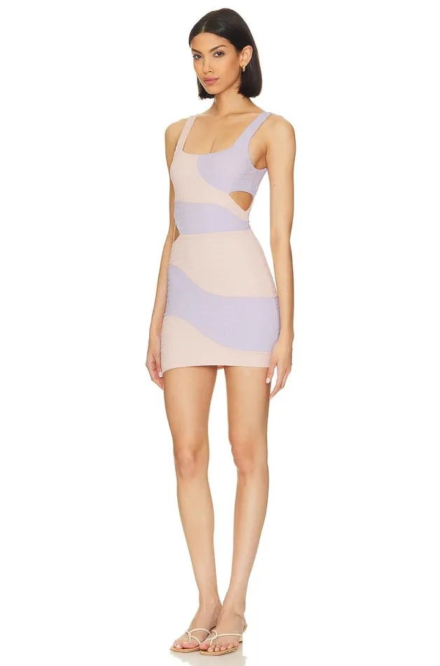Catcha Wave Mini Dress Pink and Lilac Women Lovers and Friends Dresses