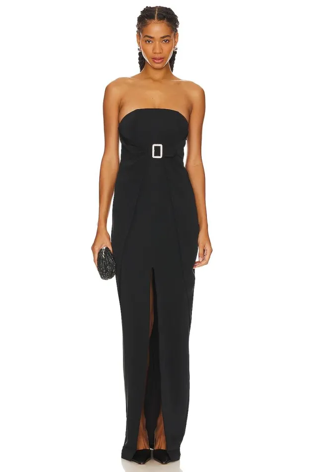 Chantal Strapless Dress Black Women Lovers and Friends Dresses