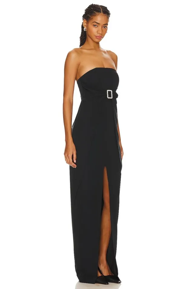 Chantal Strapless Dress Black Women Lovers and Friends Dresses