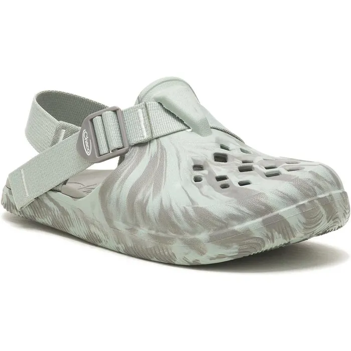 Clogs and SlipOns Women Chaco Chillos Clog Green Mist Clogs and SlipOns Women Chaco Chillos Clog Green Mist
