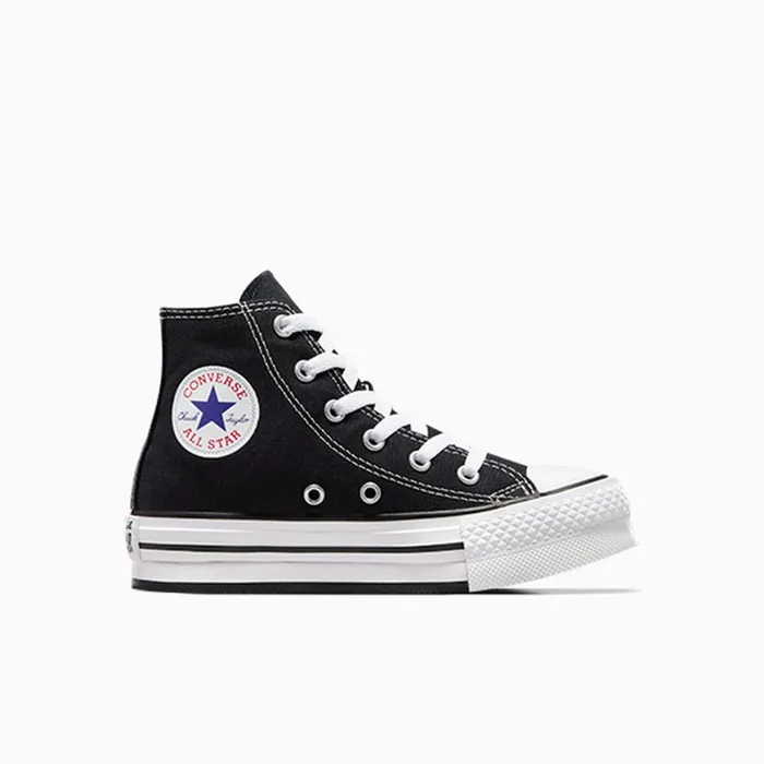 Converse High Top Chuck Taylor All Star EVA Lift Platform Blackwhiteblack 8211 Kids Converse High Top Chuck Taylor All Star EVA Lift Platform Blackwhiteblack 8211 Kids