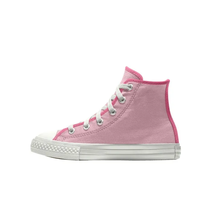 Converse High Top Custom Chuck Taylor All Star By You Sunrise Pink 8211 Kids