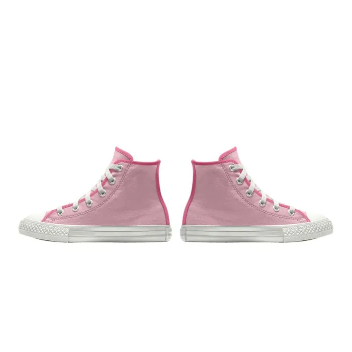 Converse High Top Custom Chuck Taylor All Star By You Sunrise Pink 8211 Kids