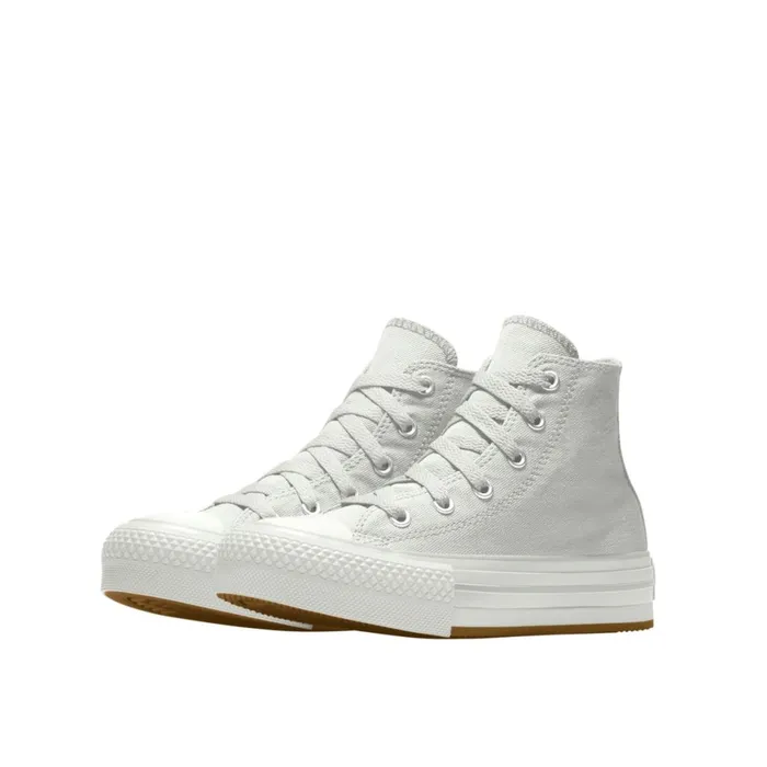 Converse High Top Custom Chuck Taylor All Star EVA Lift Platform By You Blank Canvas 8211 KidsWomen