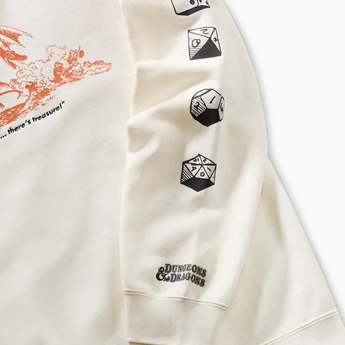 Converse Jackets and Sweatshirts Converse X Dungeons and Dragons Crewneck TShirt Egret 8211 MenWomen