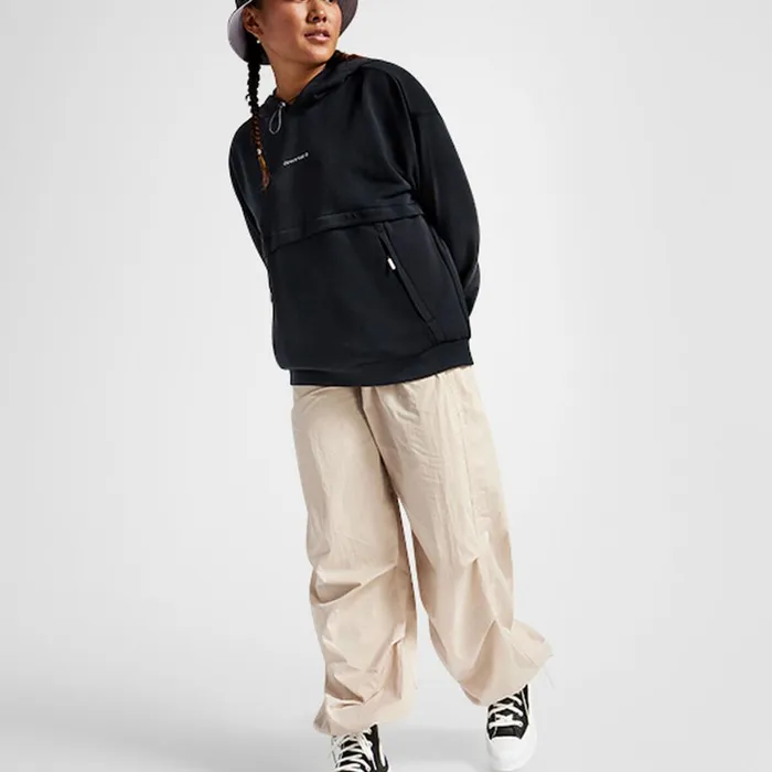 Converse Jackets and Sweatshirts Wordmark Pullover Hoodie Converse Black 8211 Women