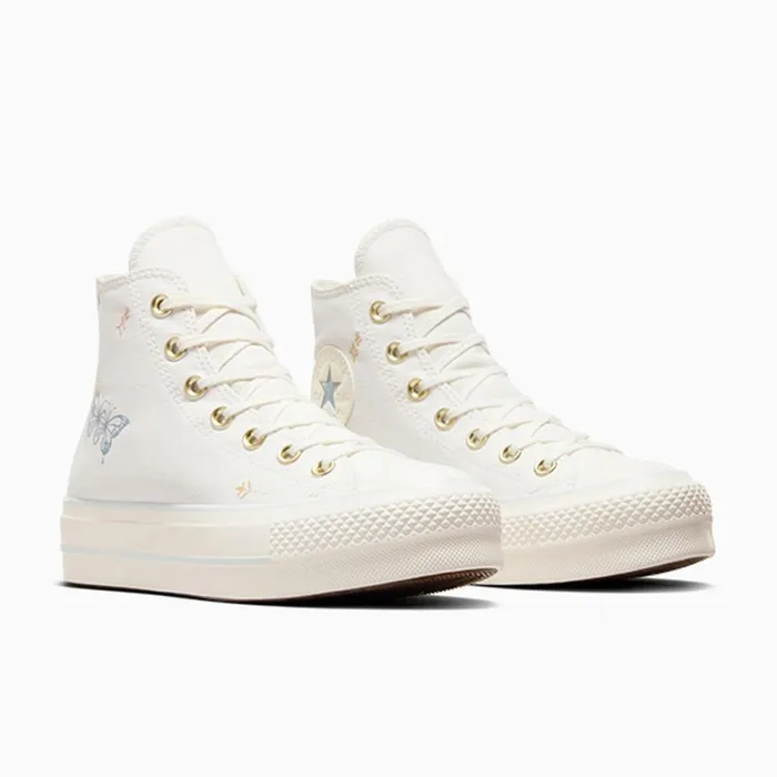 Converse Lift Platforms Chuck Taylor All Star Lift Platform Tiny Tattoos Vintage Whitecocoon Blue 8211 Women
