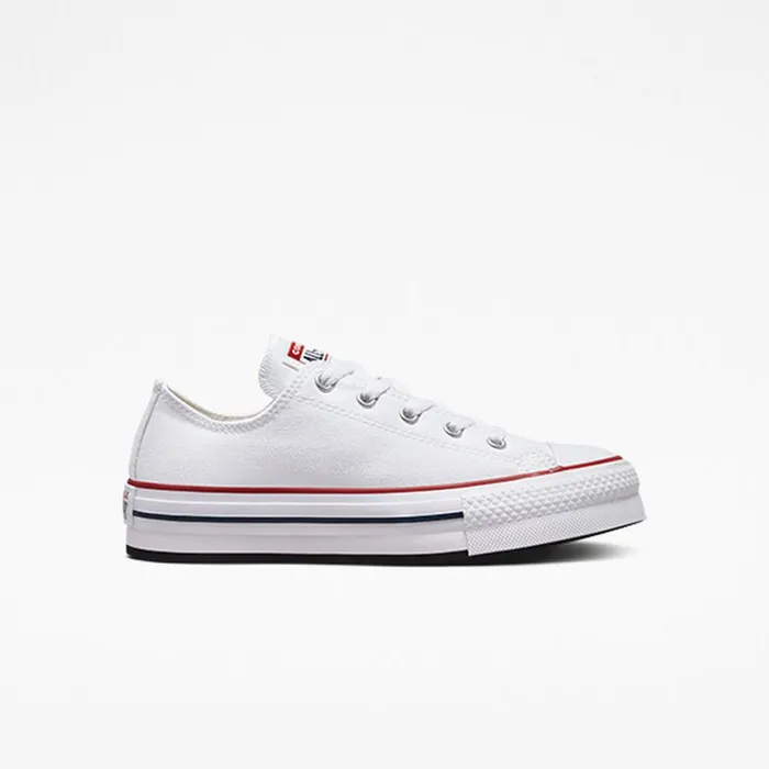 Converse Low Top Chuck Taylor All Star EVA Lift Whitegarnetnavy 8211 Kids