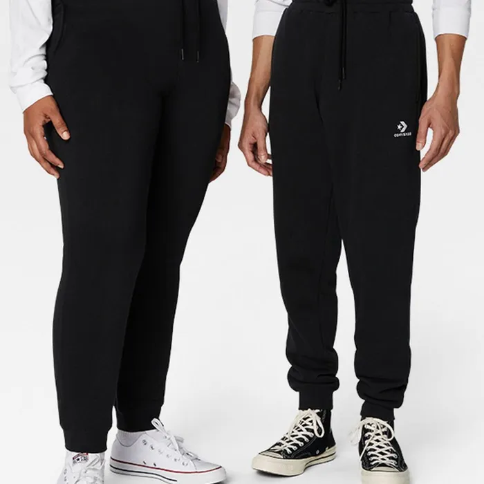 Converse Matching Sets Converse GoTo Embroidered Star Chevron StandardFit Fleece Sweatpant Black 8211 MenWomen Converse Matching Sets Converse GoTo Embroidered Star Chevron StandardFit Fleece Sweatpant Black 8211 MenWomen